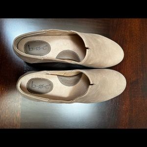 B.O.C Taupe Slip on shoes. Size 10 M.    Never worn!!